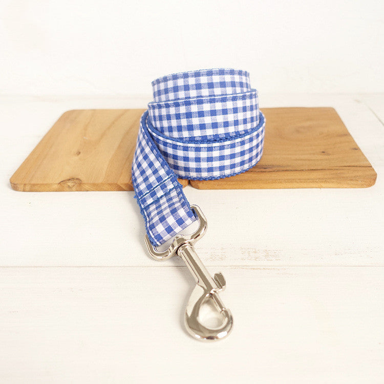 Discover the Perfect Companion for Your Furry Friend: The Blue Checked Pet Leash